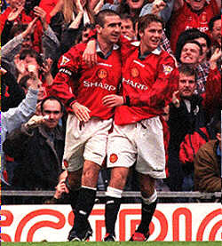 Cantona and Beckham